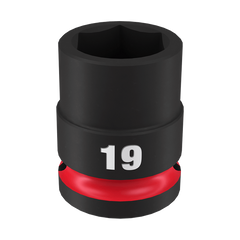 Milwaukee - Shockwave 1/2" Drive 19mm Standard 6 Point Impact Socket | 49666251