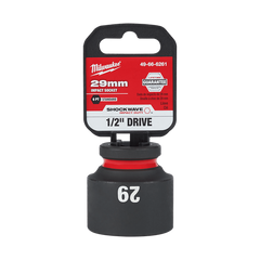 Milwaukee - Shockwave 1/2" Drive 29mm Standard 6 Point Impact Socket | 49666261