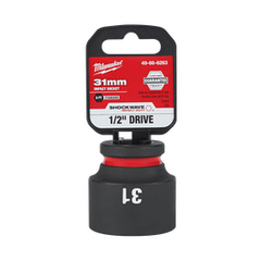 Milwaukee - SHOCKWAVE™ ½" Drive 31mm Standard 6 Point Impact Socket | 49666263