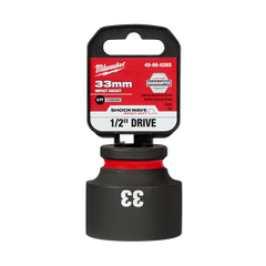 Milwaukee - SHOCKWAVE™ ½" Drive 33mm Standard 6 Point Impact Socket | 49666265