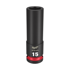 Milwaukee - Shockwave 1/2" Drive 15mm Deep 6 Point Impact Socket | 49666276