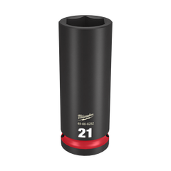 Milwaukee - SHOCKWAVE™ ½" Drive 21mm Deep 6 Point Impact Socket | 49666282