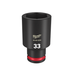Milwaukee - Shockwave 1/2" Drive 33mm Deep 6 Point Impact Socket | 49666294