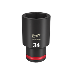 Milwaukee - Shockwave 1/2" Drive 34mm Deep 6 Point Impact Socket | 49666295