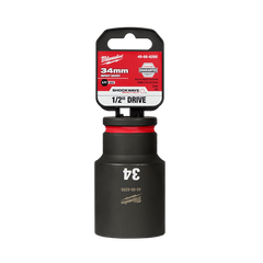 Milwaukee - Shockwave 1/2" Drive 34mm Deep 6 Point Impact Socket | 49666295