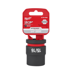 Milwaukee - SHOCKWAVE™ 3/4" Drive 15/16" Standard 6 Point Impact Socket | 49666306