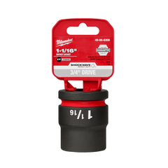 Milwaukee - SHOCKWAVE™ 3/4" Drive 1-1/16" Standard 6 Point Impact Socket | 49666308