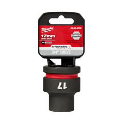 Milwaukee - Shockwave 3/4" Drive 17mm Standard 6 Point Impact Socket | 49666356