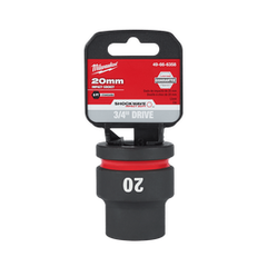 Milwaukee - SHOCKWAVE™ 3/4" Drive 20mm Standard 6 Point Impact Socket | 49666358