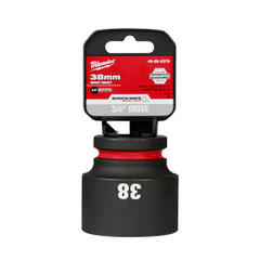Milwaukee - SHOCKWAVE™ 3/4" Drive 38mm Standard 6 Point Impact Socket | 49666376