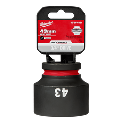 Milwaukee - Shockwave 3/4" Drive 43mm Standard 6 Point Impact Socket | 49666381