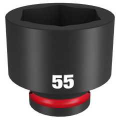 Milwaukee - Shockwave 3/4" Drive 55mm Standard 6 Point Impact Socket | 49666390