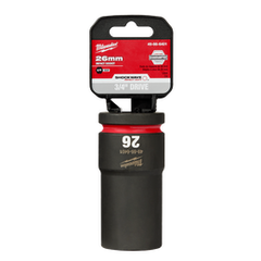 Milwaukee - SHOCKWAVE™ 3/4" Drive 26mm Deep 6 Point Impact Socket | 49666401