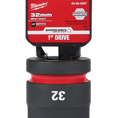 Milwaukee - SHOCKWAVE 1" Drive 32mm Standard 6 Point Impact Socket | 49666597