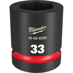 Milwaukee - SHOCKWAVE 1" Drive 33mm Standard 6 Point Impact Socket | 49666598