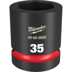 Milwaukee - SHOCKWAVE 1" Drive 35mm Standard 6 Point Impact Socket | 49666600