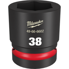 Milwaukee - SHOCKWAVE 1" Drive 38mm Standard 6 Point Impact Socket | 49666602