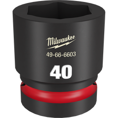 Milwaukee - SHOCKWAVE 1" Drive 40mm Standard 6 Point Impact Socket | 49666603