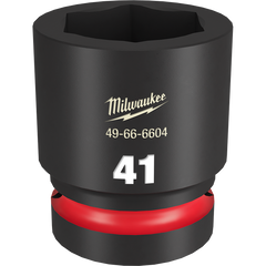 Milwaukee - SHOCKWAVE 1" Drive 41mm Standard 6 Point Impact Socket | 49666604