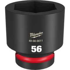 Milwaukee - SHOCKWAVE 1" Drive 56mm Standard 6 Point Impact Socket | 49666611