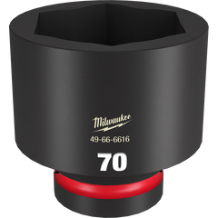 Milwaukee - SHOCKWAVE 1" Drive 70mm Standard 6 Point Impact Socket | 49666616