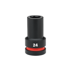 Milwaukee - SHOCKWAVE 1" Drive 24mm Deep 6 Point Impact Socket | 49666619