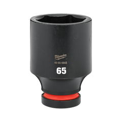 Milwaukee - SHOCKWAVE 1" Drive 65mm Deep 6 Point Impact Socket | 49666643