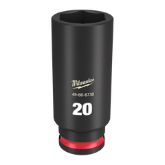 Milwaukee - SHOCKWAVE 3/8" Drive 20mm Deep 6 Point Impact Socket | 49666738