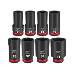 Milwaukee - SHOCKWAVE 1/2" Drive 16PC Deep Impact Socket Set [Tray] | 49667056
