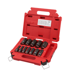Milwaukee - SHOCKWAVE 3/8" Drive 12PC SAE Deep 6 Point Impact Socket Set | 49667006