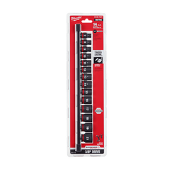 Milwaukee - SHOCKWAVE 3/8" Drive 14PC Metric Standard 6 Point Impact Socket Set | 49667007