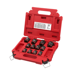 Milwaukee - SHOCKWAVE 1/2" Drive 12PC SAE Standard 6 Point Impact Socket Set | 49667010
