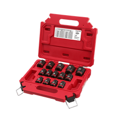 Milwaukee - SHOCKWAVE 1/2" Drive 14PC Metric Standard 6 Point Impact Socket Set | 49667013