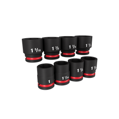 Milwaukee - SHOCKWAVE 3/4" Drive 8PC SAE Standard 6 Point Impact Socket Set | 49667017