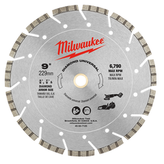 Milwaukee - 9" 230mm Diamond Universal Segmented Blade | 49947125
