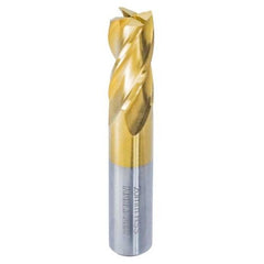 Harlingen - HSS TiN Coated 4 Flute Single End Mill - 12 mm  | H-11-047-T010