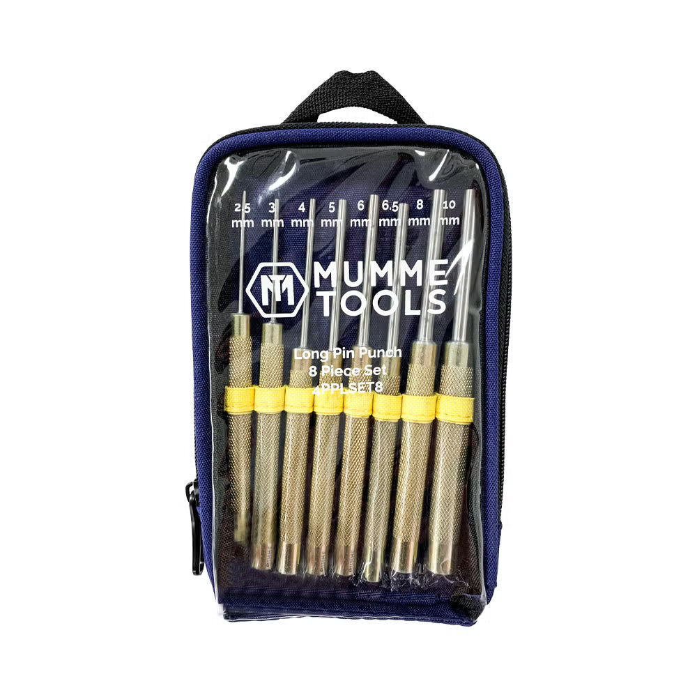 Mumme - Long Pin Punch 8 Piece Set | 4PPLSET8