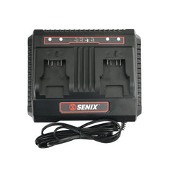 Senix - X2 18V Charger, 6.0Ah Dual Port | CHDX2-M-EU