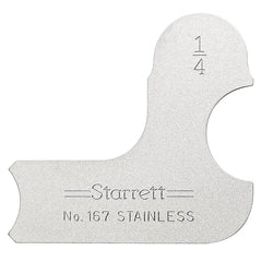 Starrett - Radius Gauge 1/4in | 167-1/4