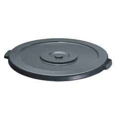 Richmond Rolling Solutions - 76L Round Food-Grade Bin Lid- Grey | 326FBL076GRY