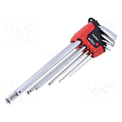 Precision Specialty Tools - KEY HEX BALLPOINT MAGIC RING 9 PC METRIC SET ERGOSTAR WIHA | 37351(369RH9)