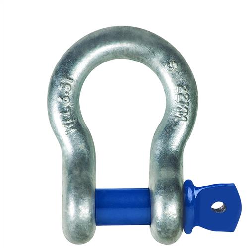 Austlift - Shackle Grade 'S' Bow Screw Galvanised 19mm/4.7T | 503019