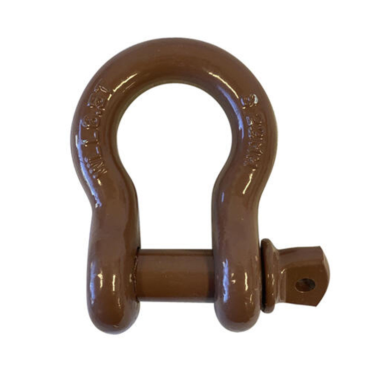 Austlift - Shackle Grade 'S' Bow Screw with Powder Colour Coated Brown 22mm/6.5T | 503022C