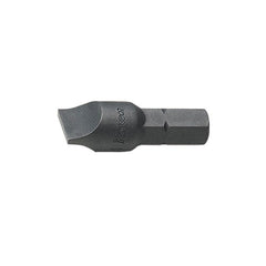 Koken - 8mm Hex Shank Impact Screwdriver Bit - 12mm Slotted - 32mm Long | KO100S3212