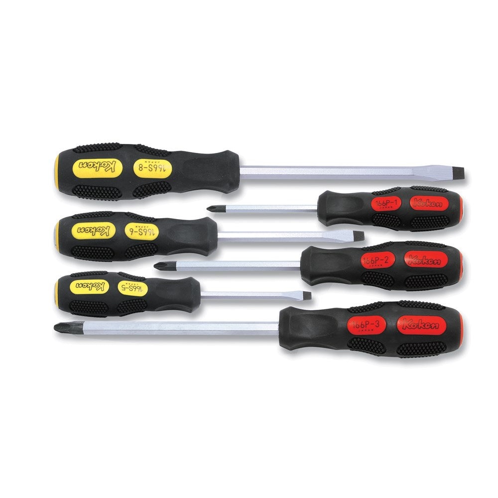 Koken - 6pc Screwdriver Set Phillips Head & Blade Thru
