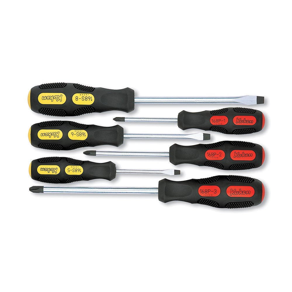 Koken - 6pc Ph & Sltd Screwdriver Set