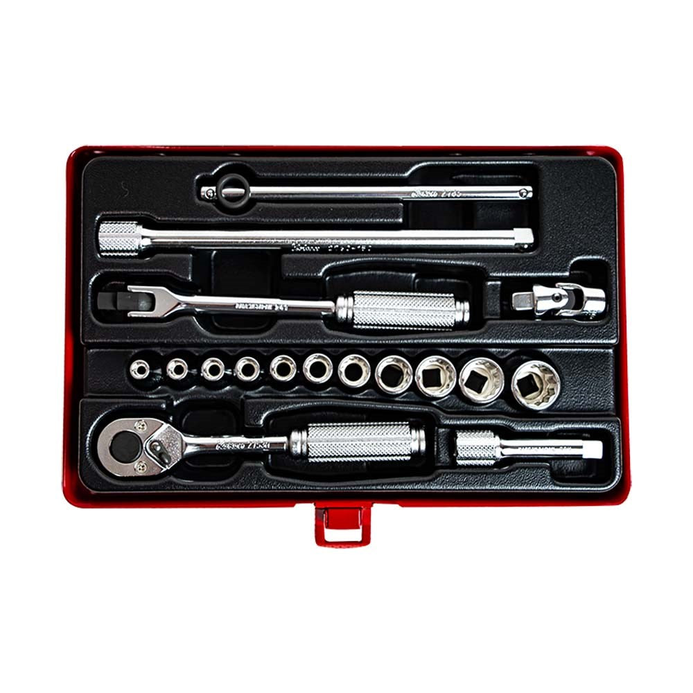 Koken - 17pc 1/4" Drive 12 Point Socket Set (4mm - 12mm)