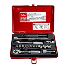 Koken - 17pc 1/4" Drive 12 Point Socket Set (4mm - 12mm) | KO2261M-12P