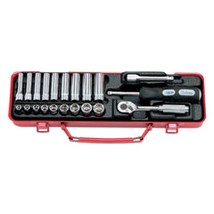 Koken - Socket Set 1/4" Drive 6 Point Standard & Deep 21pcs | KO2277