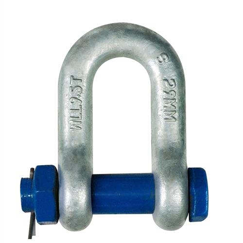Austlift - Shackle Grade 'S' Dee Safety Gal Galvanised 13mm/2T | 504513